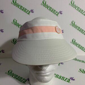 Callaway Visor Golf Sun Hat Adjustable Ladies Womens White Pink One Size
